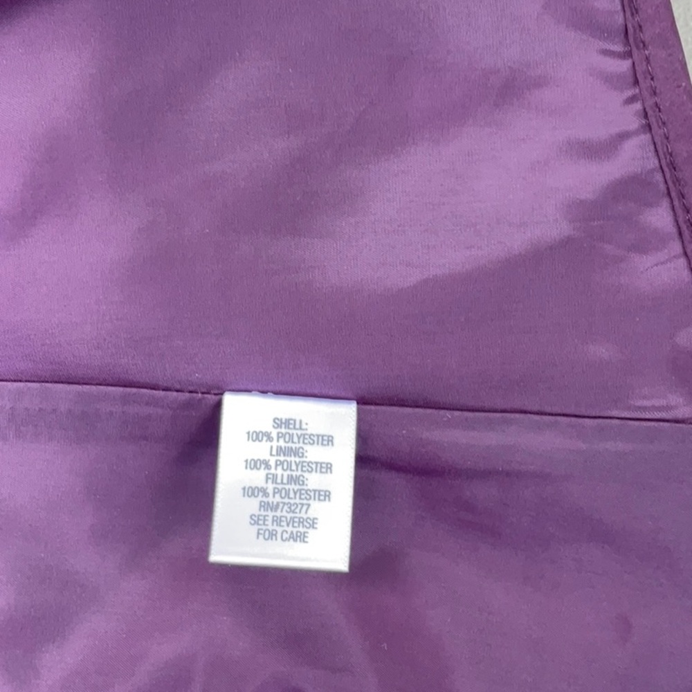 Purple Quilted Vest + Purple Black Plaid Vest Duo - Picture 5 of 8